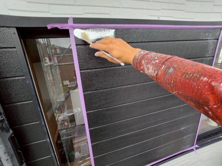 【下塗り】雨戸