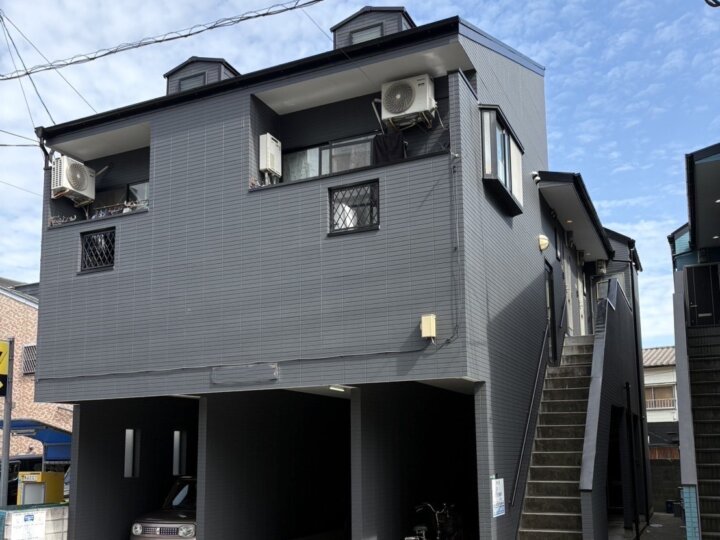 福岡市博多区　アパート　外壁塗装