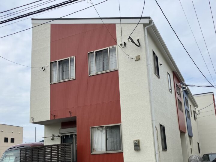 福岡県大野城市　アパート　外壁塗装