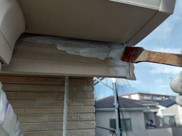 【下塗り】破風板