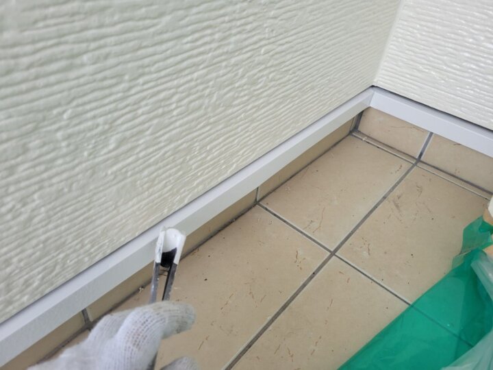 【上塗り】水切り
