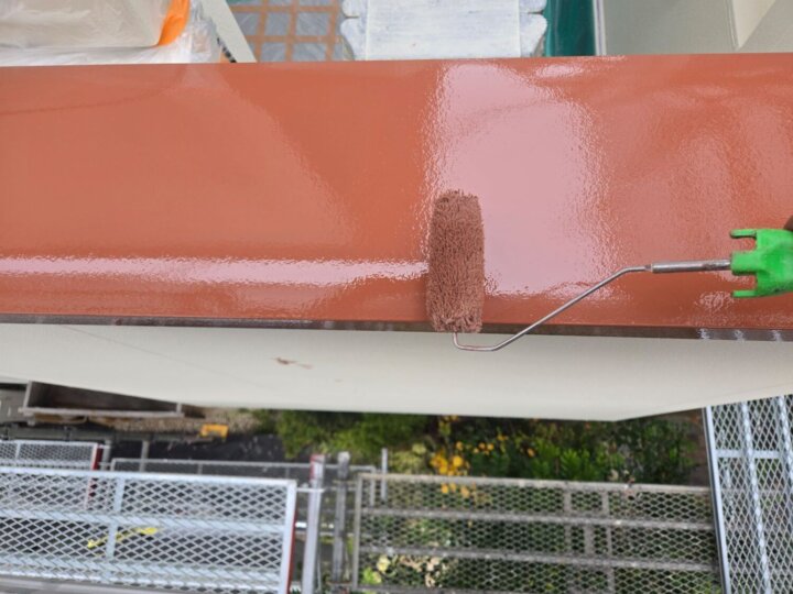 【上塗り】笠木