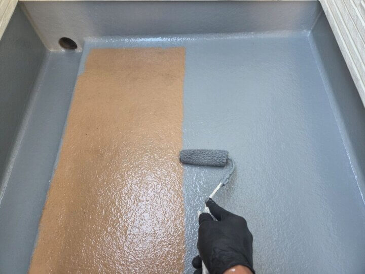 【トップコート塗布】土間