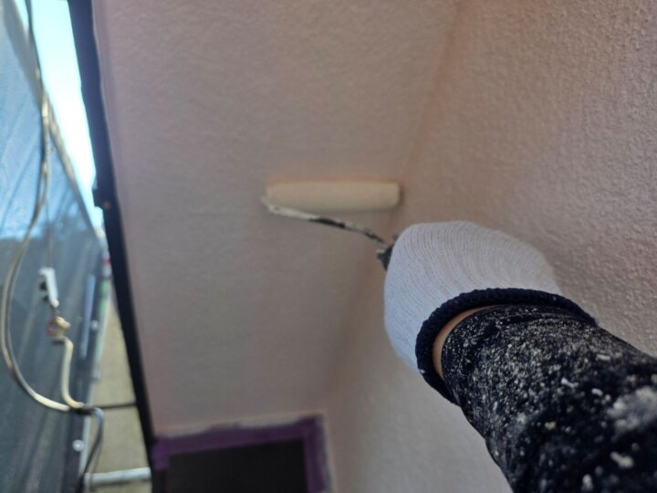 【下塗り】軒天井