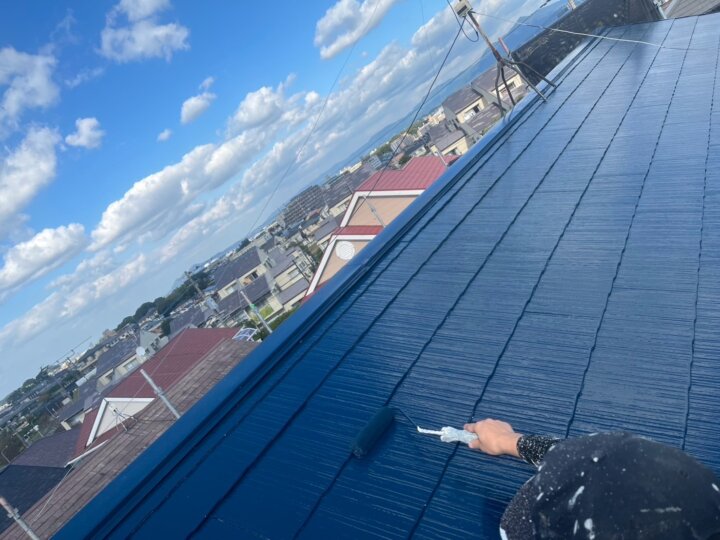 【上塗り】屋根