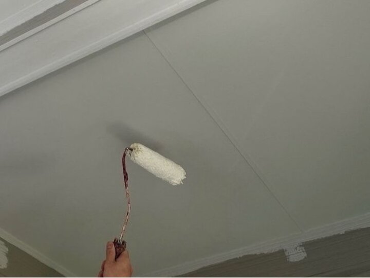 【上塗り】軒天井