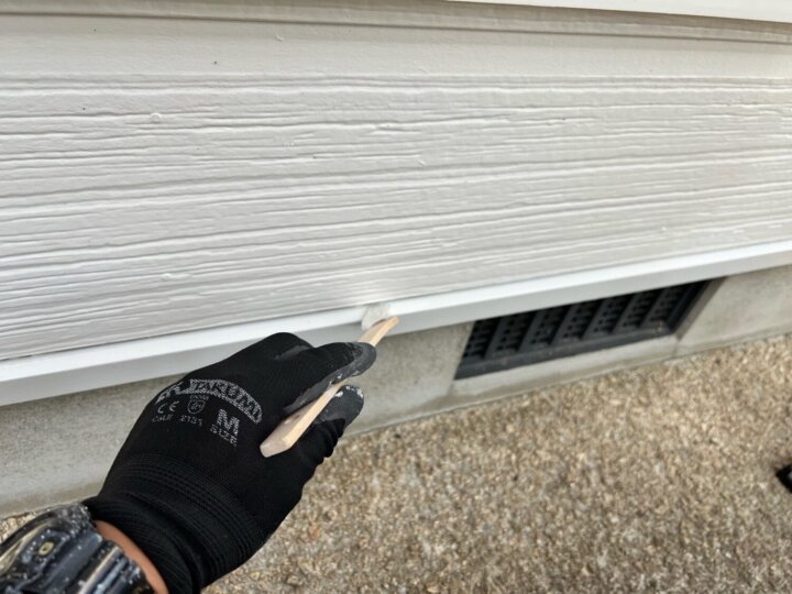 【上塗り】水切り