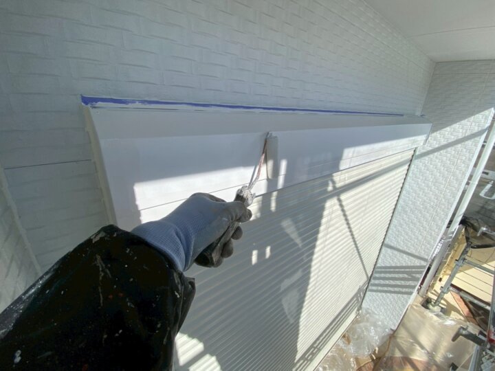 【上塗り】シャッターボックス