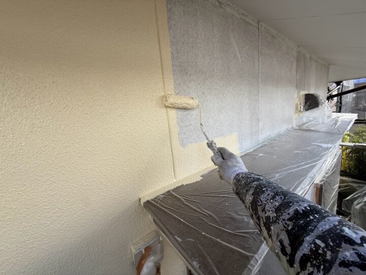 【中塗り】外壁