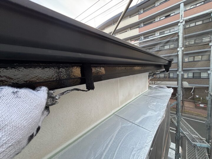 【中塗り】破風板