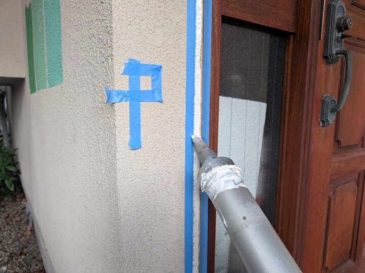 【コーキング充填工法】建具廻りコーキング