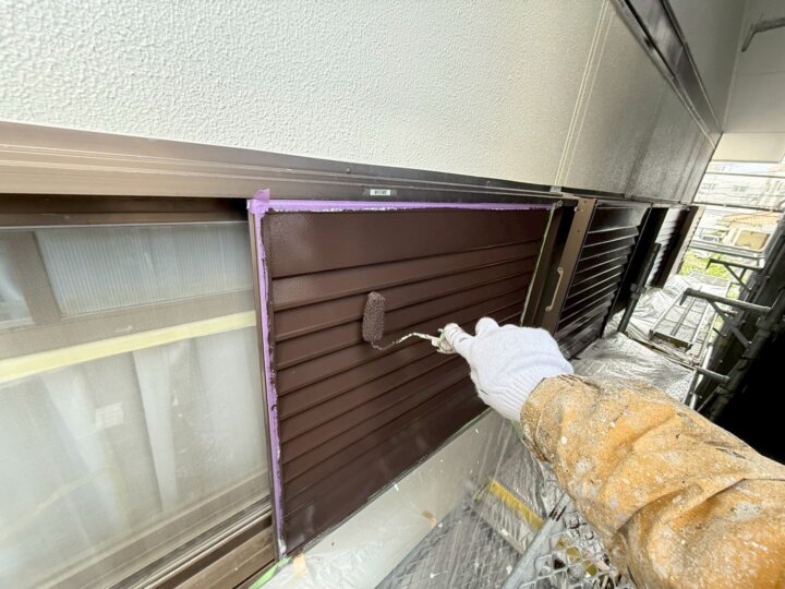 【上塗り】雨戸