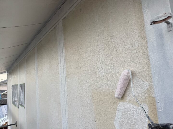 【下塗り】外壁