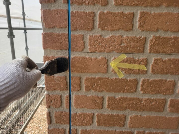 【撤去後清掃】板間目地コーキング