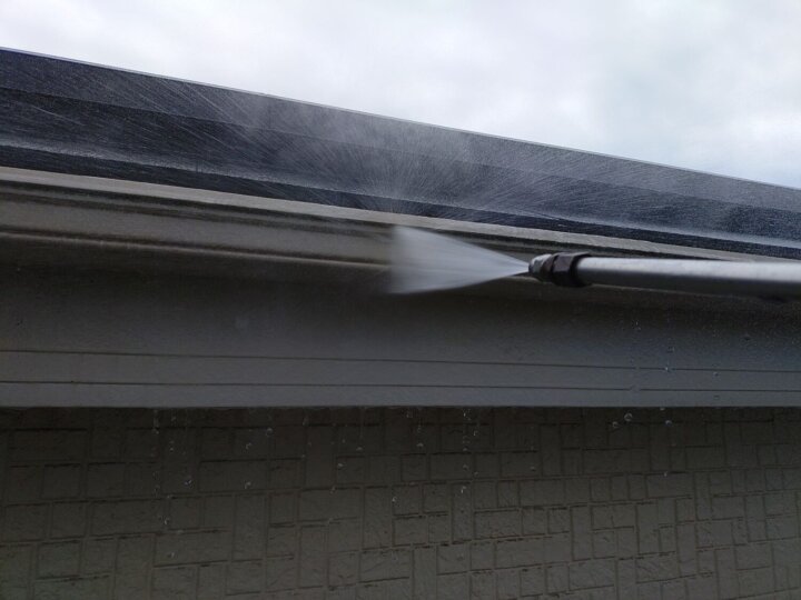 【高圧洗浄】破風板