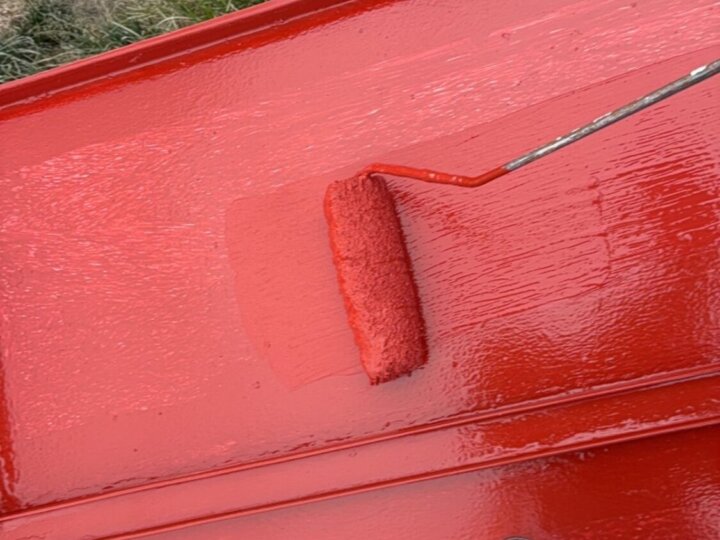 【上塗り】屋根