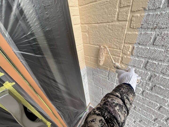 【中塗り】外壁