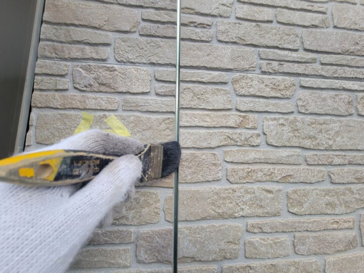 【撤去後清掃】板間目地コーキング