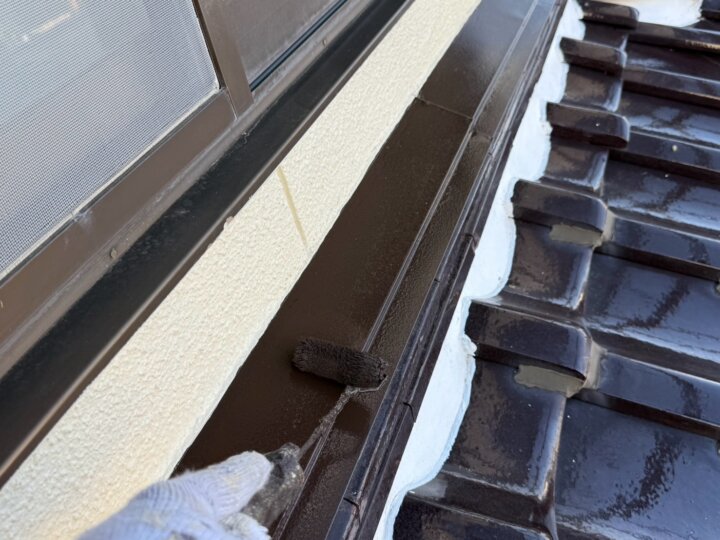 【上塗り】水切り