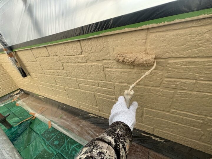 【上塗り】ベランダ