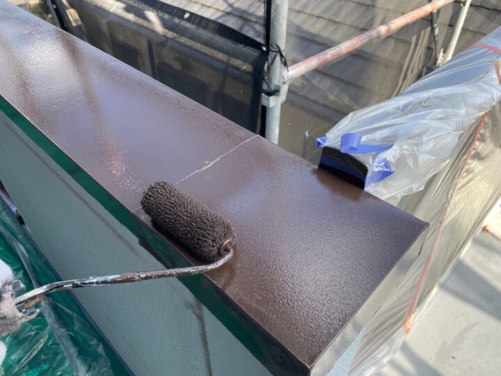 【上塗り】笠木