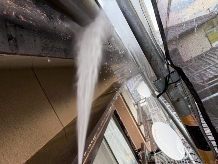 【高圧洗浄】雨樋