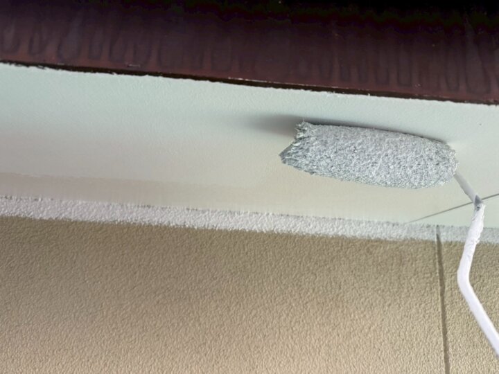 【上塗り】軒天井