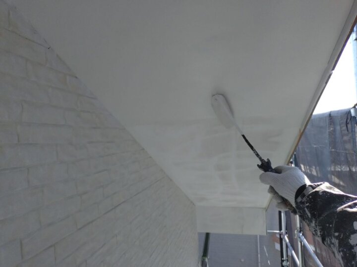 【下塗り】軒天井