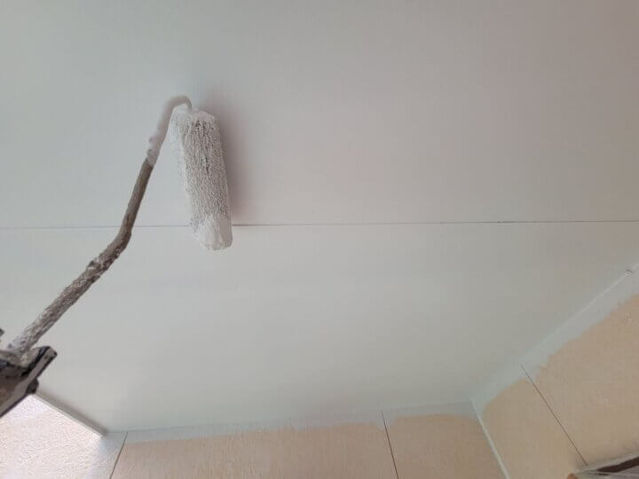 【上塗り】軒天井