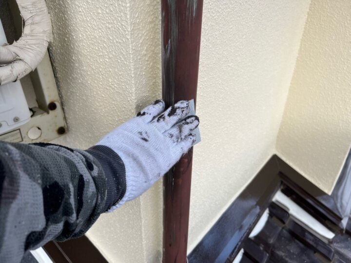 【下地処理】雨樋