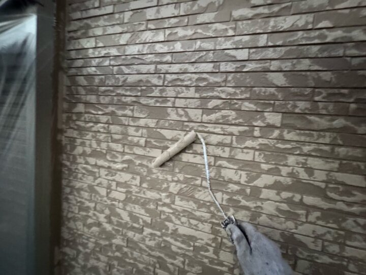 【上塗りデザイン塗装】外壁