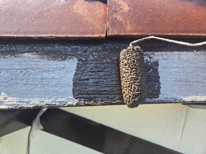 【中塗り】破風板