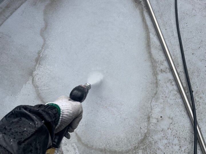 【高圧洗浄】ベランダ