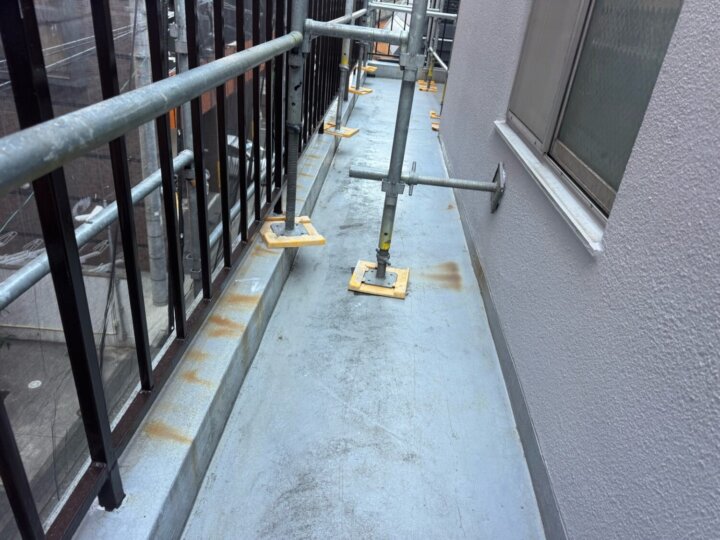 【撤去後清掃】バルコニー