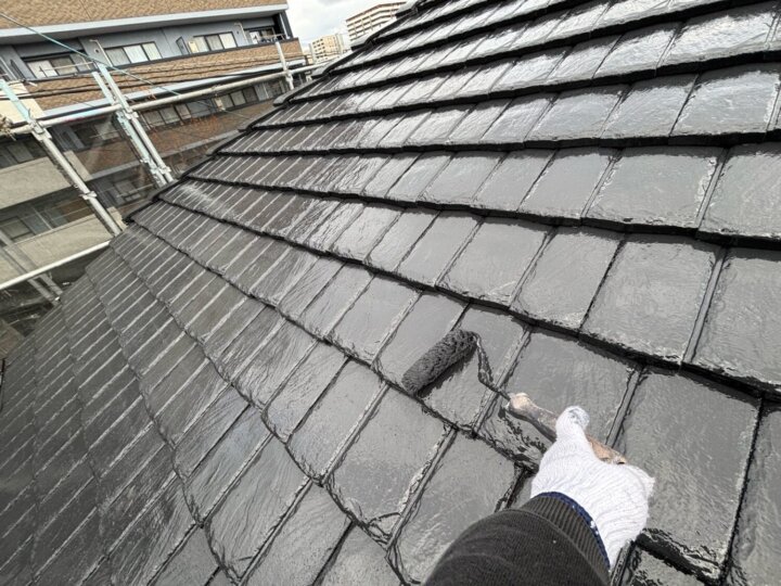 【上塗り】屋根