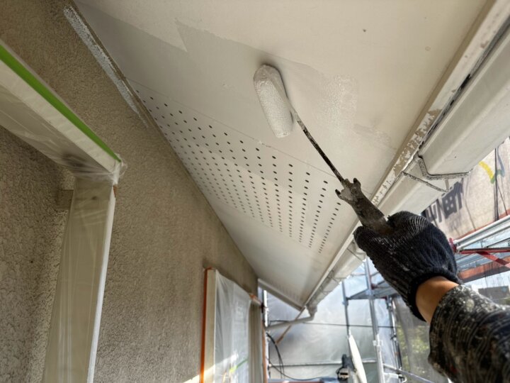 【下塗り】軒天井