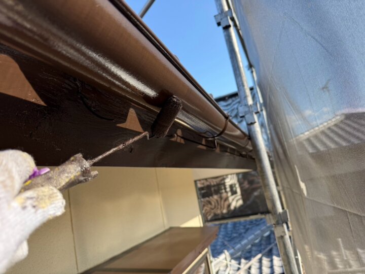 【上塗り】雨樋