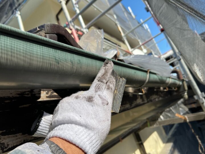 【下地処理】雨樋