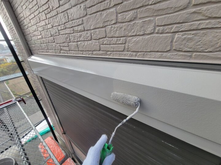 【上塗り】シャッターボックス