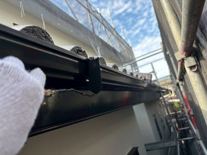 【上塗り】雨樋