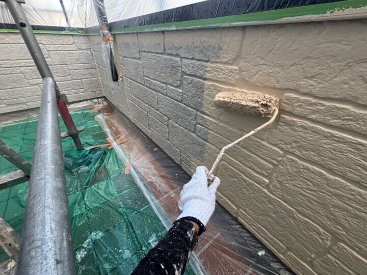 【中塗り】ベランダ