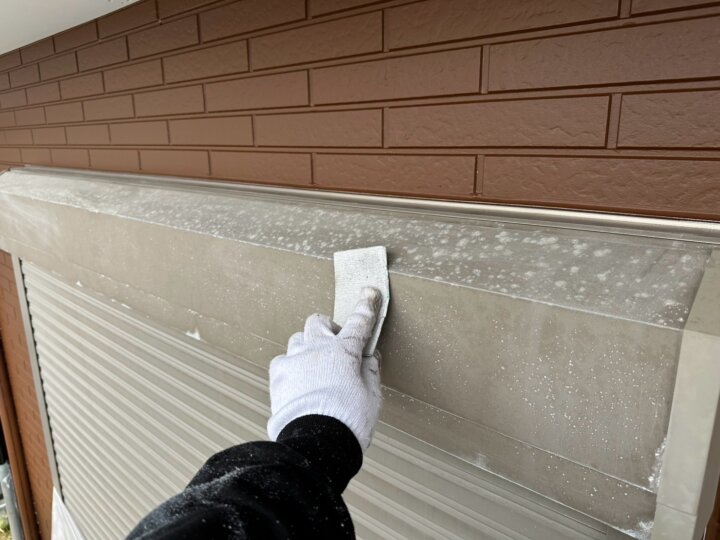 【下地処理】シャッターボックス