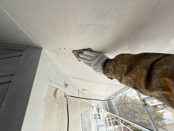 【下地処理】軒天井