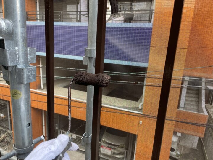 【上塗り】ベランダ