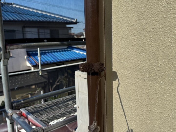 【上塗り】雨樋