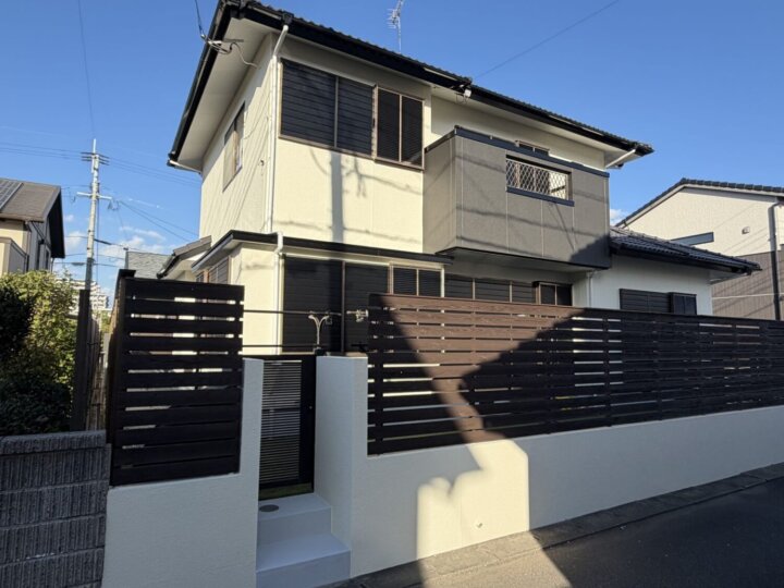 福岡県古賀市　【45坪】外壁塗装