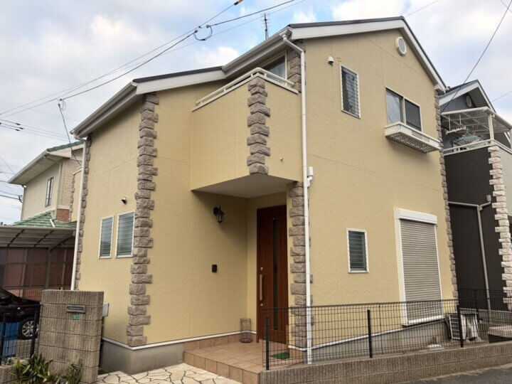 福岡県那珂川市【45坪】外壁塗装