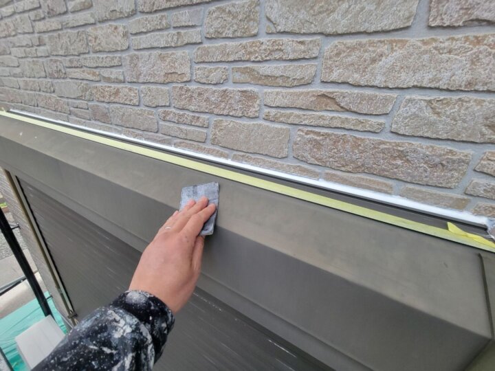 【下地処理】シャッターボックス