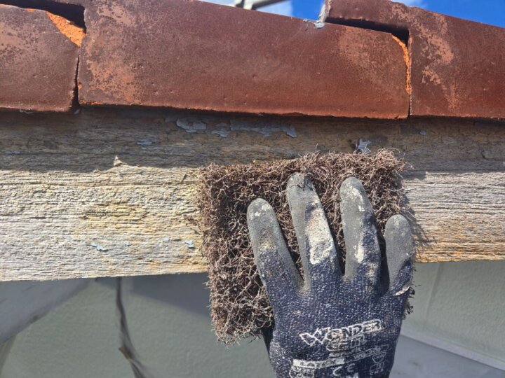 【下地処理】破風板