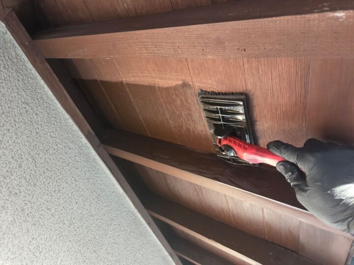 【中塗り】木部軒天井